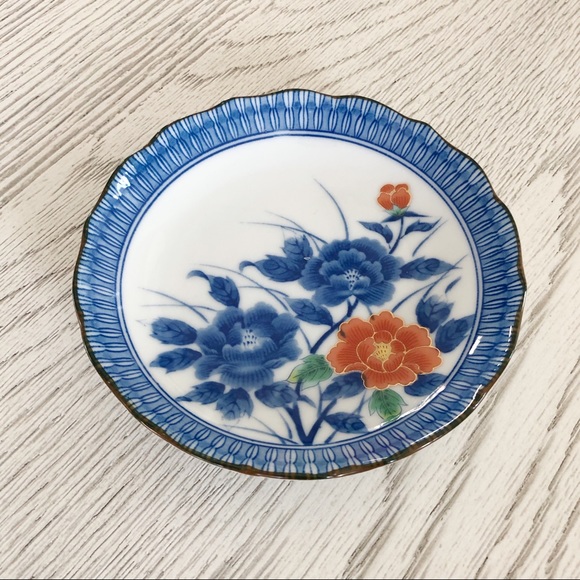 Japanese Cloisonné Dish Decorative Vintage Antique - Picture 2 of 5